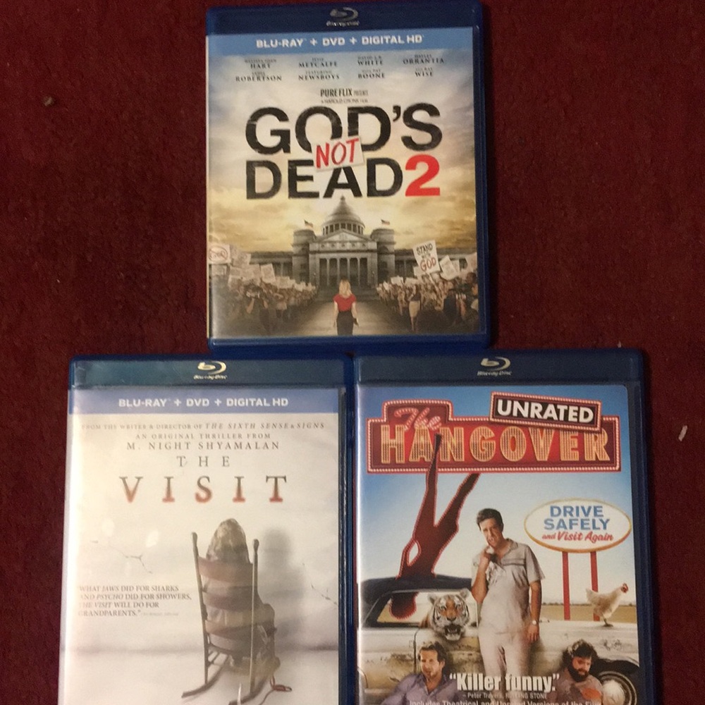 God’s not dead 2/ The visit come with reg dvd